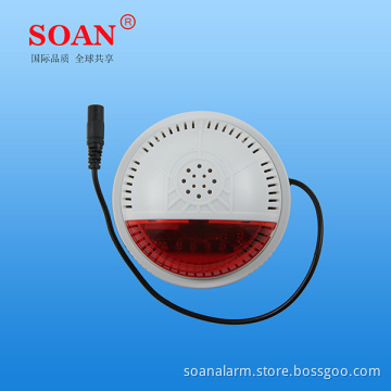 Personal Sound and Light Wireless Siren Alarm Usage Siren with LED Flash Light (SN8003)